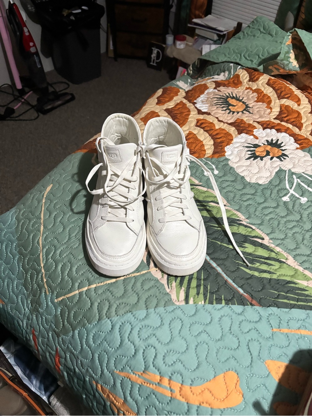 UGG White High-Top Women's Sneaker Boots